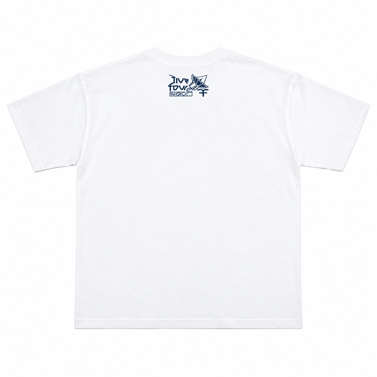 Five Four Geometric Beam Graphic T-Shirt - White