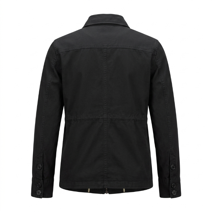 Five Four Black Utility Military Field Jacket