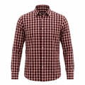 Five Four Red Navy & Gold Multi-Plaid Long Sleeve Shirt - Red / Navy / Gold / Size Large