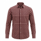 Five Four Red Navy & Gold Multi-Plaid Long Sleeve Shirt - Red / Navy / Gold / Size Large
