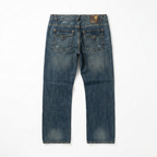 Five Four Jeans Distressed Wide Straight Leg