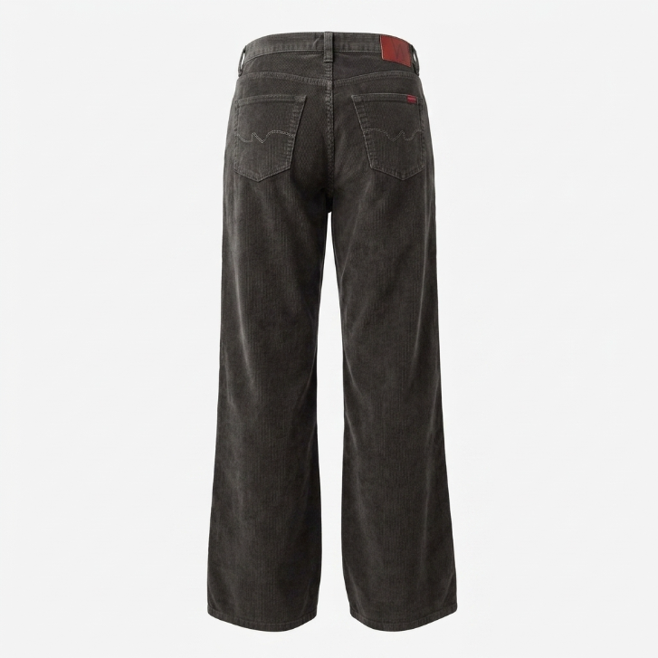 AG Adriano Goldschmied Size 32x31 Charcoal Washed Black Corduroy Pants