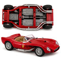 Vintage Bburago Ferrari 250 Testa Rossa 1957 Red 1:18 Diecast Model – Made in Italy
