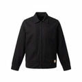 Five Four Cotton Canvas Workwear Jacket Black