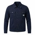 Five Four Navy Blue Twill Trucker Jacket