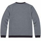 Five Four Men’s Heather Blue Gray Crewneck Sweatshirt Kangaroo Pocket Size L