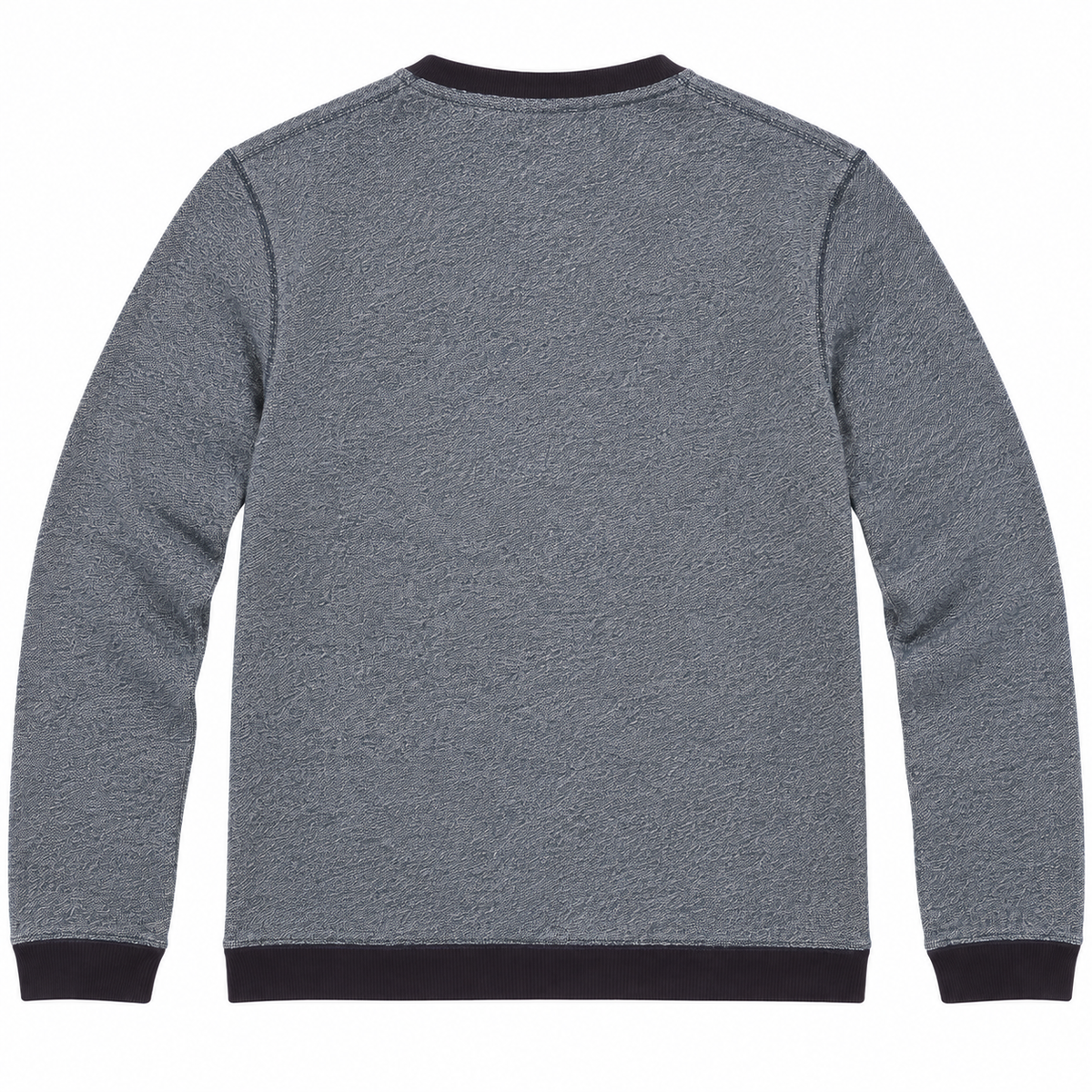 Five Four Men’s Heather Blue Gray Crewneck Sweatshirt Kangaroo Pocket Size L