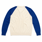Five Four x Poggy The Man Men's Cream Blue Raglan Cardigan Large