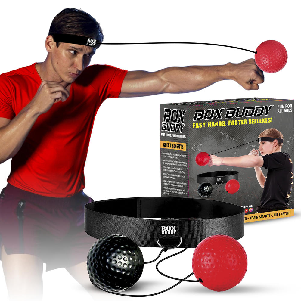 Box Buddy™ Fast Hands Reflex Ball Training Set