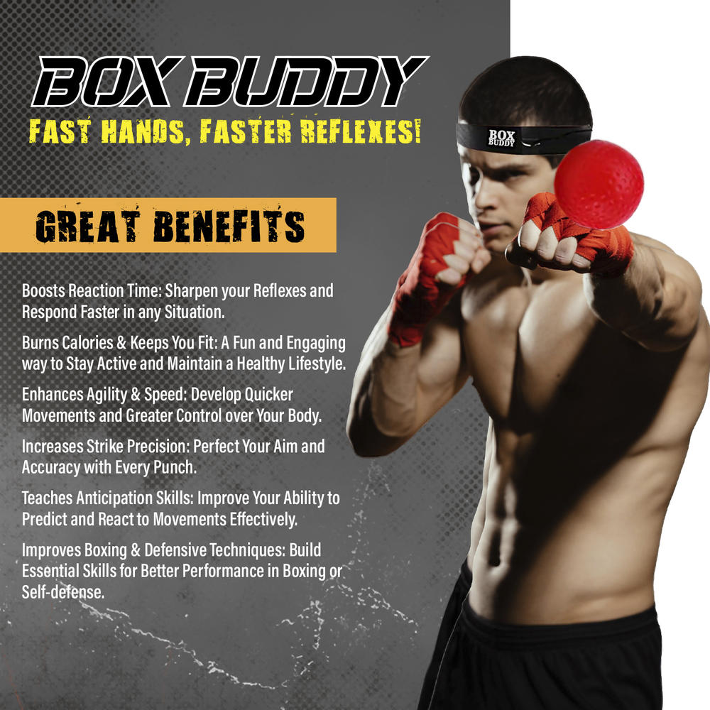 Box Buddy™ Fast Hands Reflex Ball Training Set