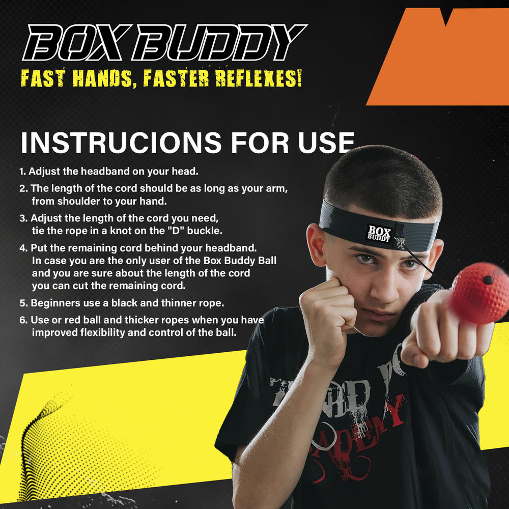 Box Buddy™ Fast Hands Reflex Ball Training Set