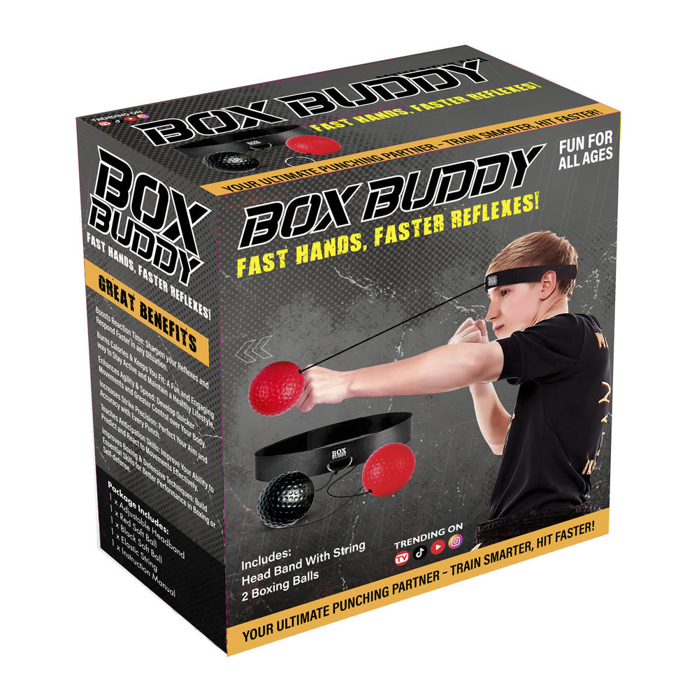 Box Buddy™ Fast Hands Reflex Ball Training Set