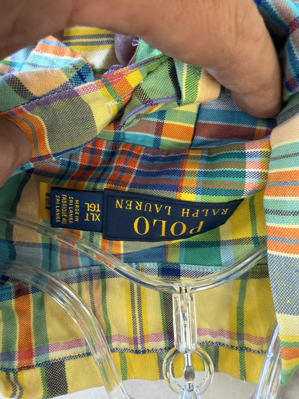Polo Ralph Lauren Madras Plaid Long Sleeve Shirt - Multicolor