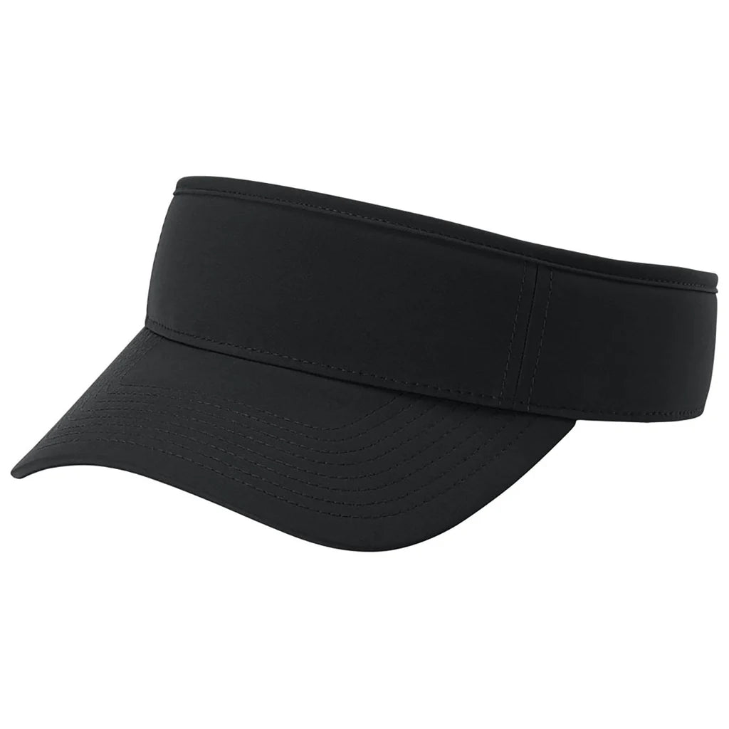 Outdoor Cap Plain Black Sun Visor