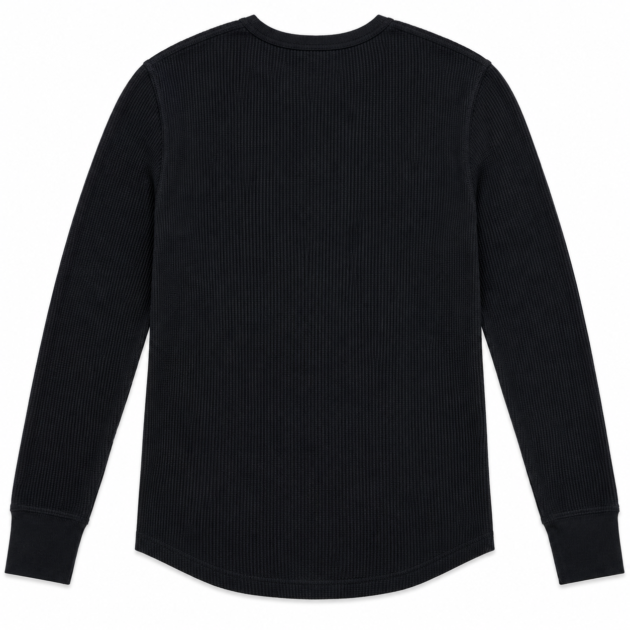 Good Man Men's Legend Henley Long Sleeve Shirt Black - Size M