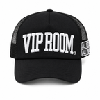 VIP Room St. Tropez Embroidered Trucker Cap - Black