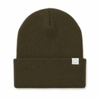 Five Four Classic Knit Cuff Beanie - Olive Green