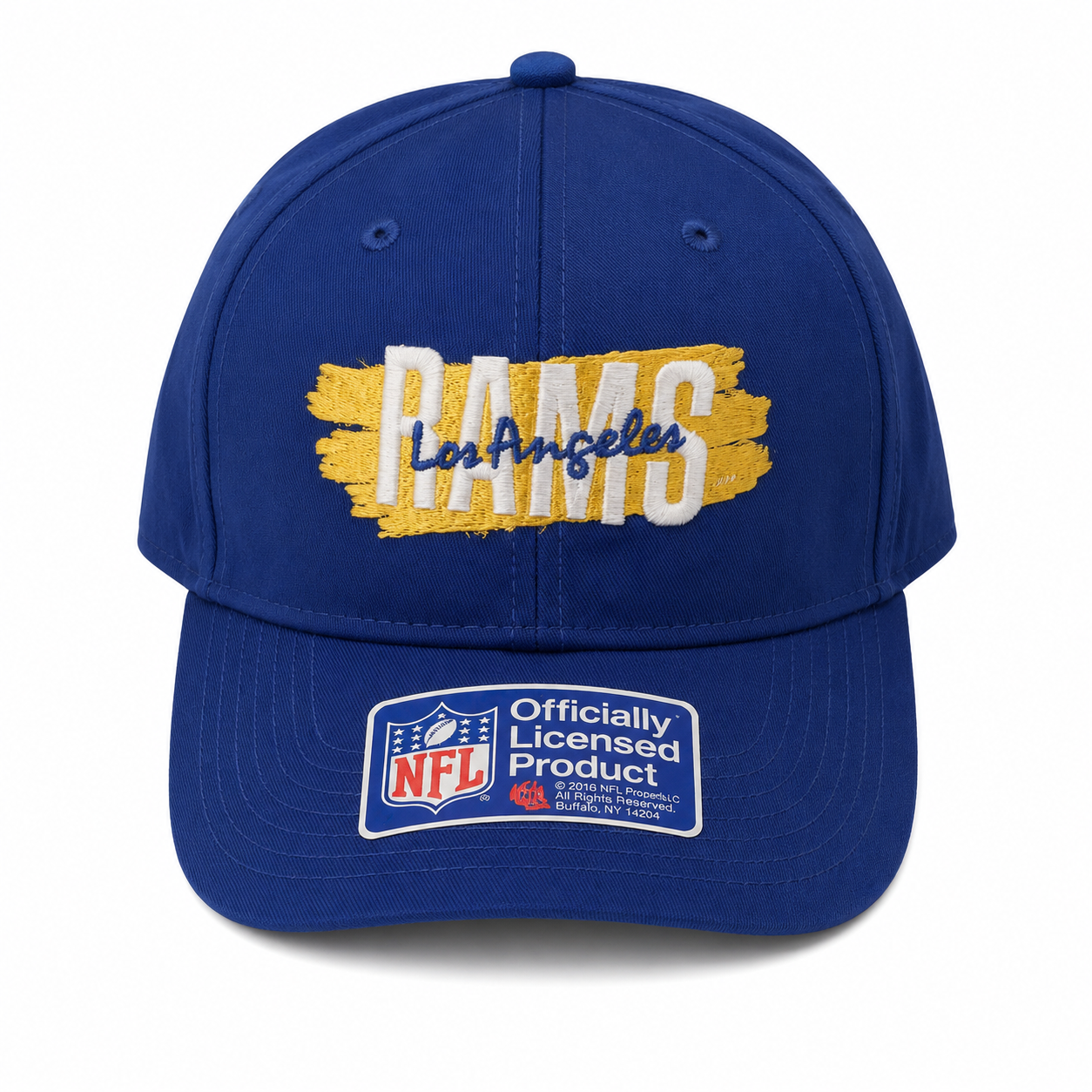 Logo Athletic Los Angeles Rams Vintage NFL Snapback Cap - Blue/Gold