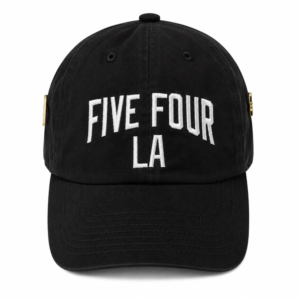 Five Four LA Logo Baseball Cap - Black/White