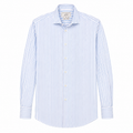 Anto Beverly Hills Men's Custom Dress Shirt - Blue Striped