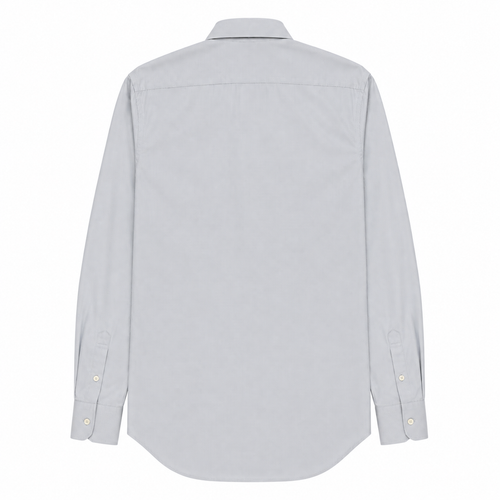 Anto Beverly Hills Men's Custom Dress Shirt - Light Gray Micro Check