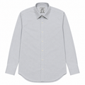 Anto Beverly Hills Men's Custom Dress Shirt - Light Gray Micro Check