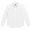 Anto Beverly Hills Men's Bespoke Dress Shirt - White Textured Cotton