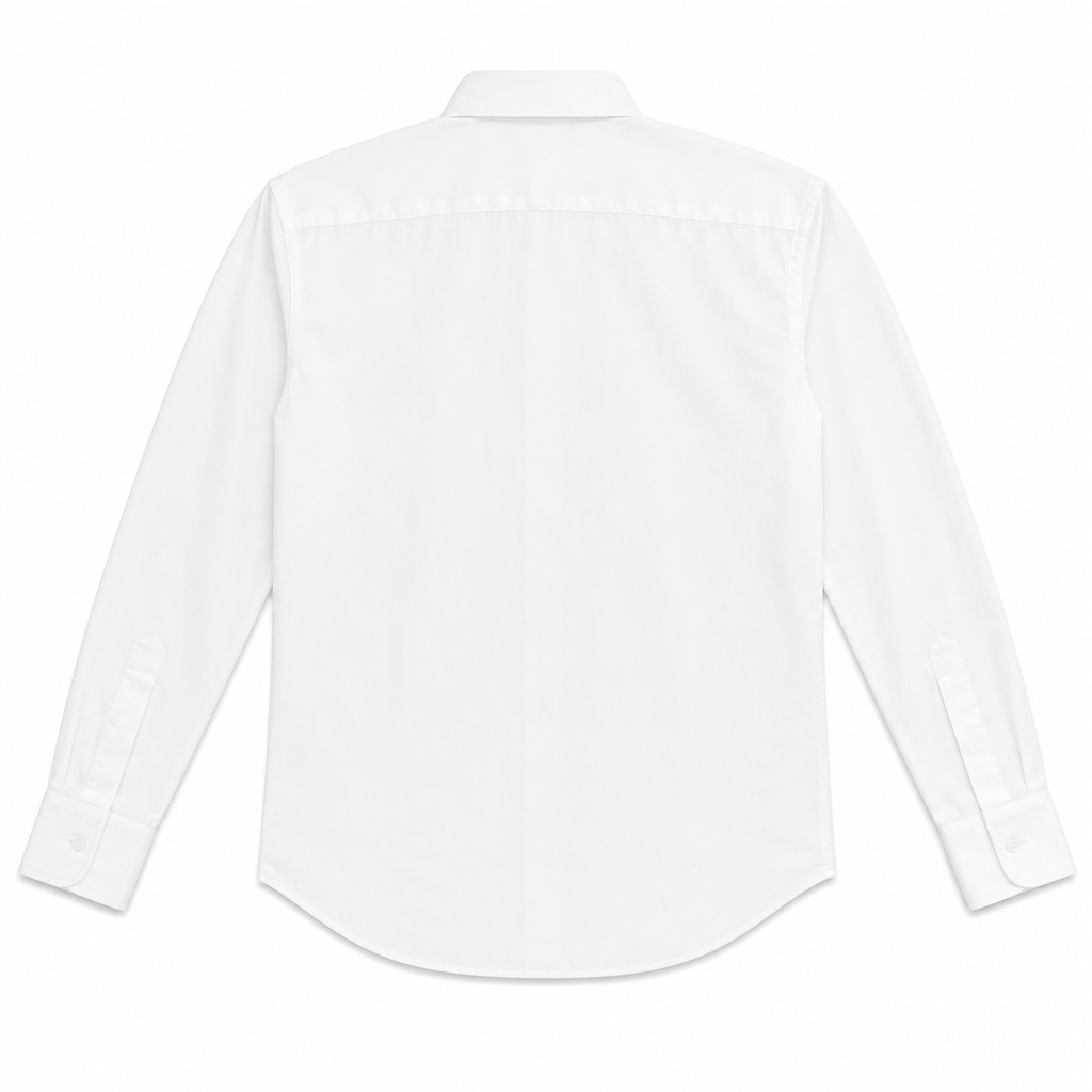 Anto Beverly Hills Men's Bespoke Dress Shirt - White Textured Cotton