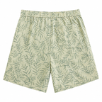 YOOX 8 Men's Botanical Print Drawstring Shorts - Light Green