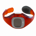 Vintage Nike Retro Translucent Red Orange Digital LCD Cuff - Battery Required
