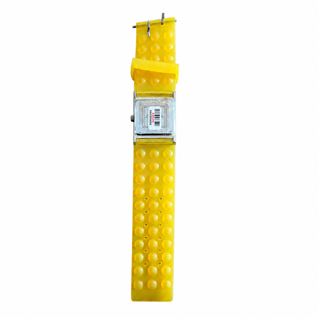 Vintage Mossimo Lego Yellow Square Analog Watch with - Battery Required
