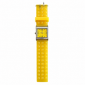 Vintage Mossimo Lego Yellow Square Analog Watch with - Battery Required