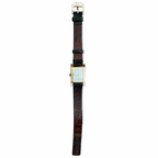 KENNETH Cole Vintage Rectangular Quartz Dress Watch - White - Battery Required