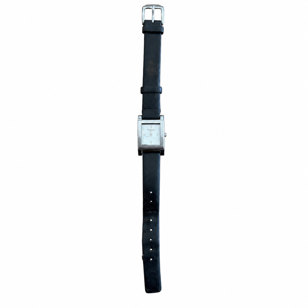 KENNETH Cole Vintage Rectangular Quartz Dress Watch - White - Battery Required