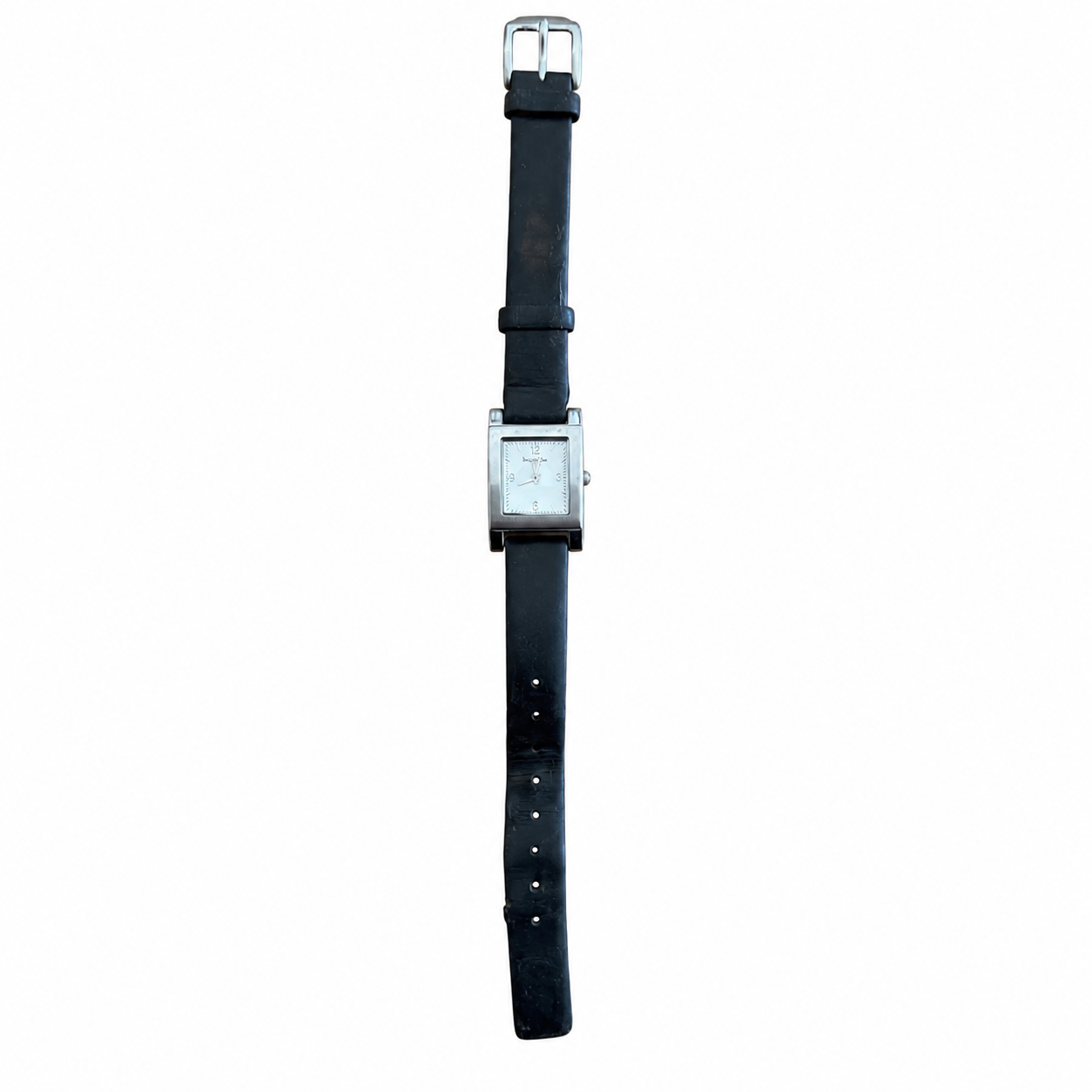 KENNETH Cole Vintage Rectangular Quartz Dress Watch - White - Battery Required