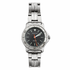 Vintage Edward Lynn Men's Quartz Diver-Style Watch - Black - Battery Required