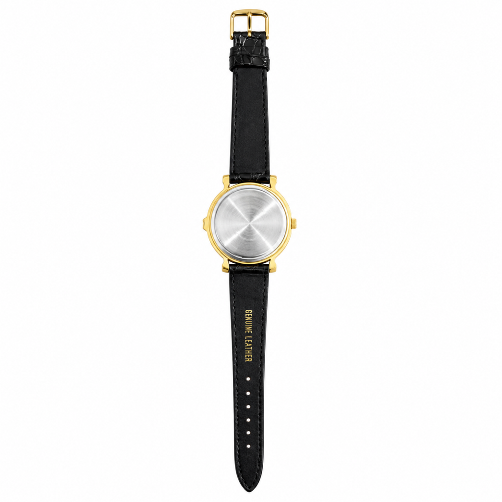 Vintage Portrait Quartz Novelty Watch - Gold-Tone Roman - Battery Required