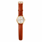 Vintage Speidel Quartz Dress Watch - Silver Dial Gold-Tone - Battery Required