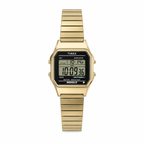 Vintage Timex Indiglo Digital Watch - Gold-Tone Expansion - Battery Required