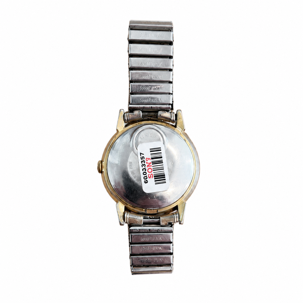 Vintage Timex Electric Dynabeat Analog Watch - Silver-Tone - Battery Required