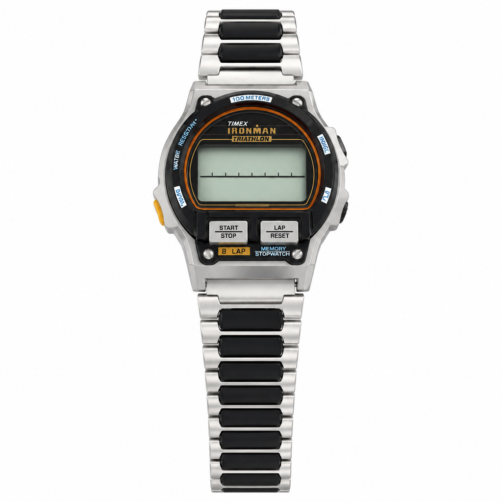 Vintage Timex Ironman Triathlon 8-Lap Memory Digital Watch - Battery Required