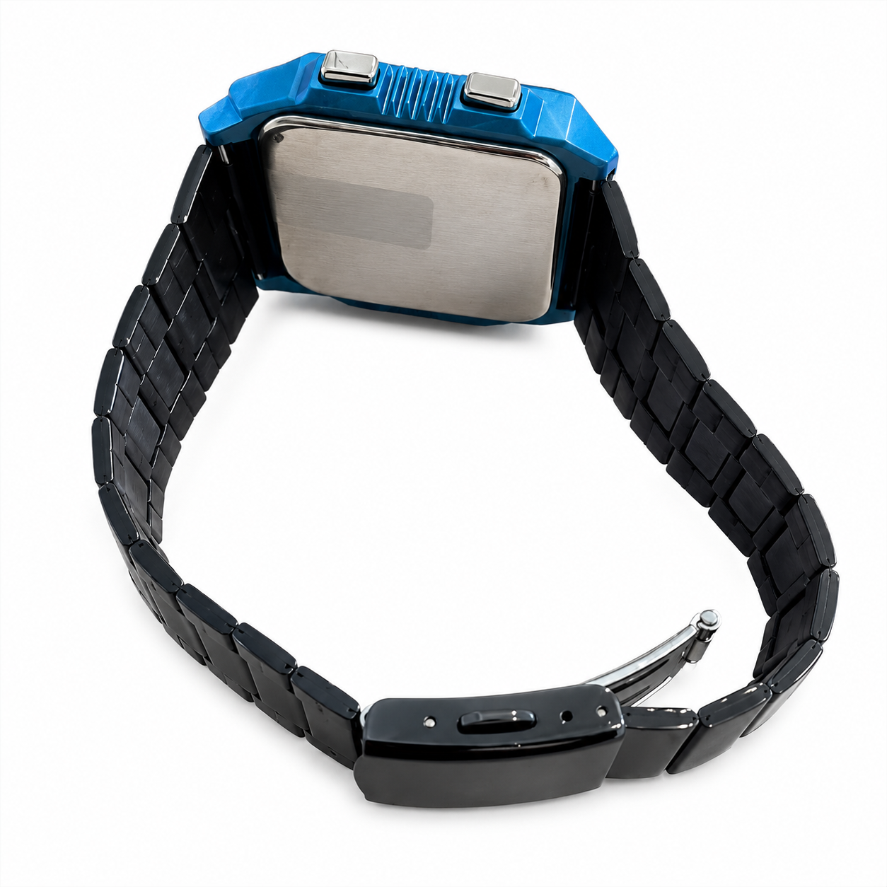 Vintage Trans Continents Ana-Digi Temp Watch - Blue/Black - Battery Required