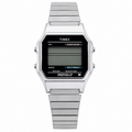 Vintage Timex Indiglo Digital Watch - Silver-Tone Expansion - Battery Required