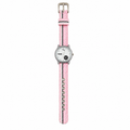 Vintage Puma Ladies Watch 805 - Silver Dial & Pink Strap - Battery Required