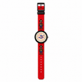 Vintage Disney Goofy Cowboy Time Teacher Watch - Red Fabric - Battery Required