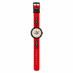 Vintage Disney Goofy Cowboy Time Teacher Watch - Red Fabric - Battery Required