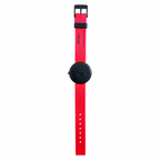 Vintage Disney Goofy Cowboy Time Teacher Watch - Red Fabric - Battery Required
