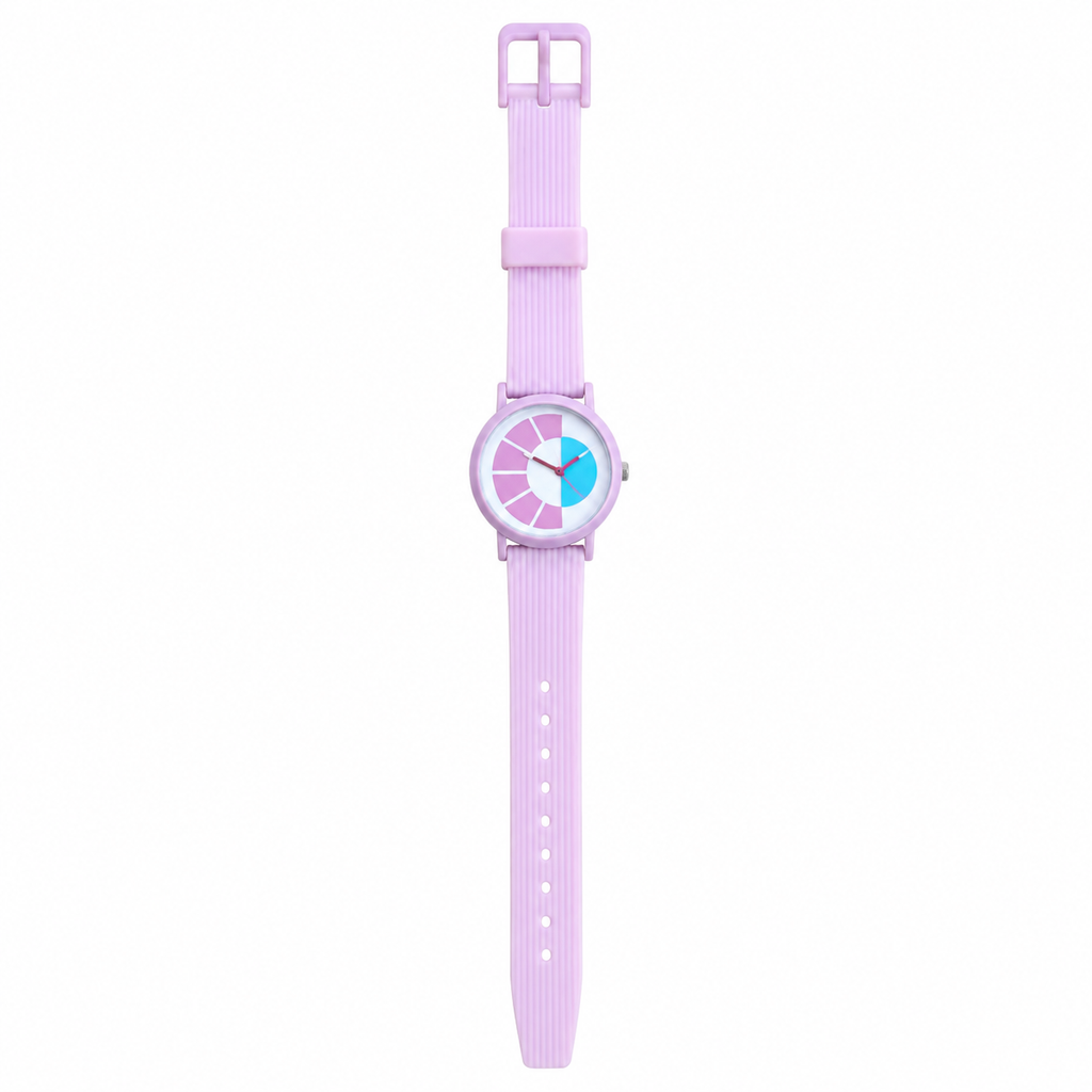 Vintage Unbranded Pastel Geometric Quartz Watch - Pink & - Battery Required