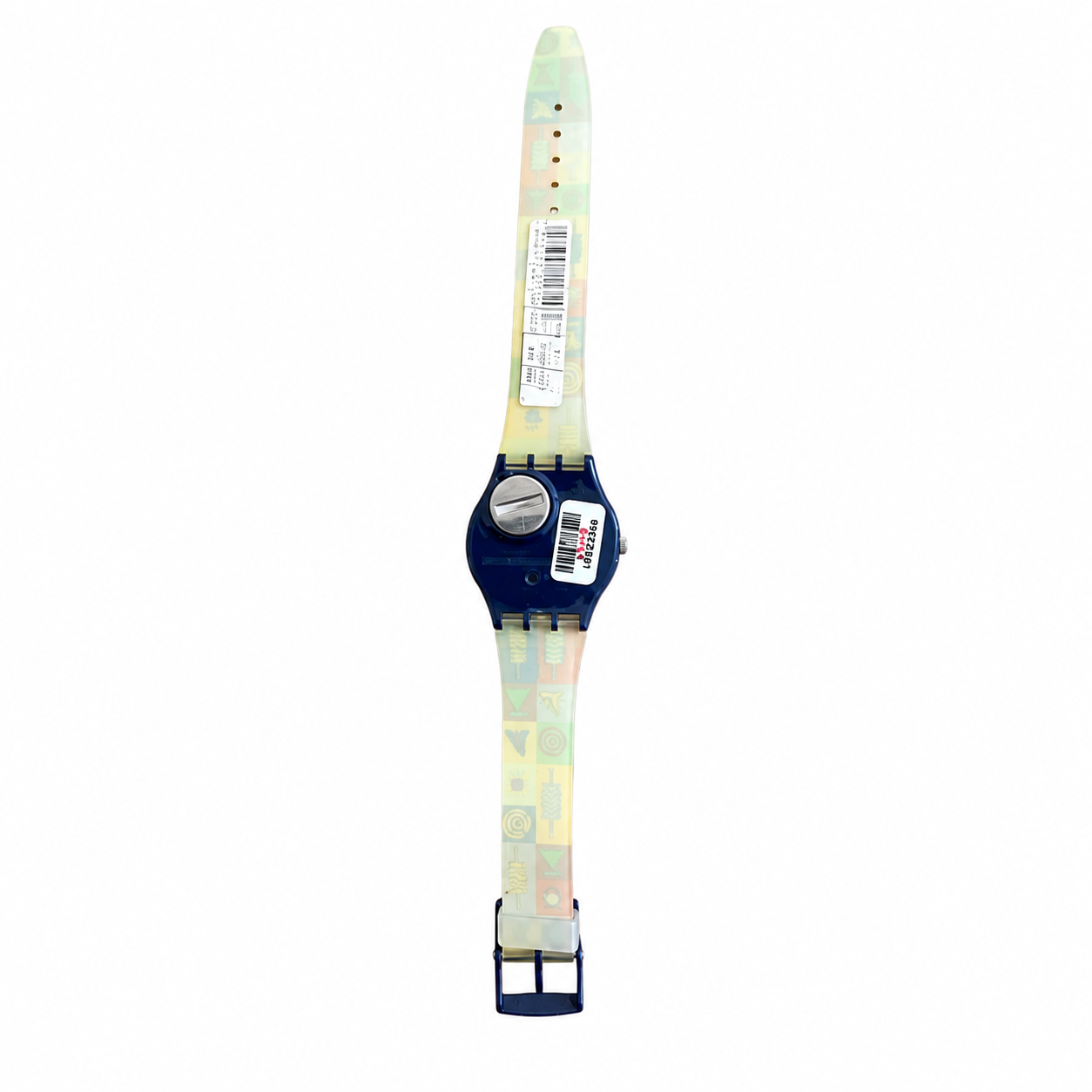 Vintage Unbranded Memphis-Style Pop Art Quartz Watch - Battery Required