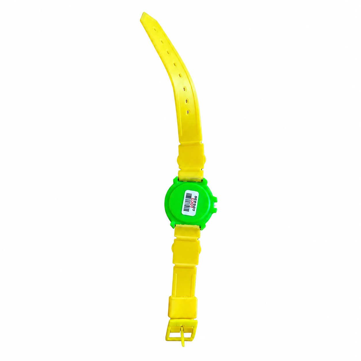 Vintage Pop Sport Digital Watch - Neon Yellow & Green - Battery Required